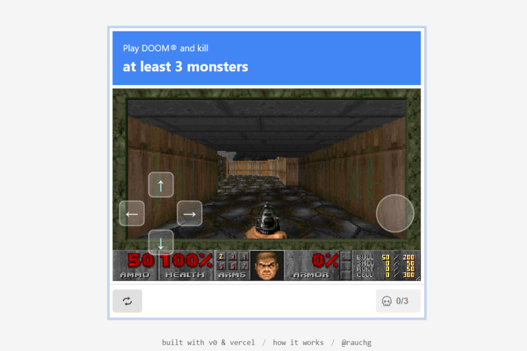 Game Klasik Doom Jadi Metode Verifikasi, Lawan Musuh Sebagai ‘Captcha’ Inovatif!